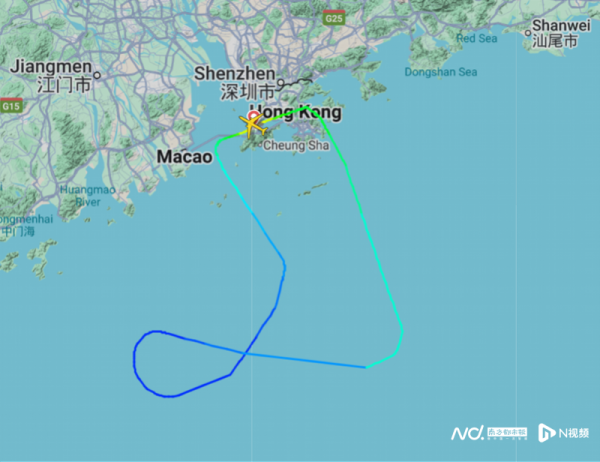 股查查 印度航空香港飞新德里航班疑出现技术问题返航！机型为787