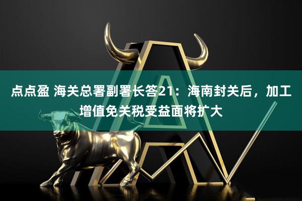 点点盈 海关总署副署长答21：海南封关后，加工增值免关税受益面将扩大
